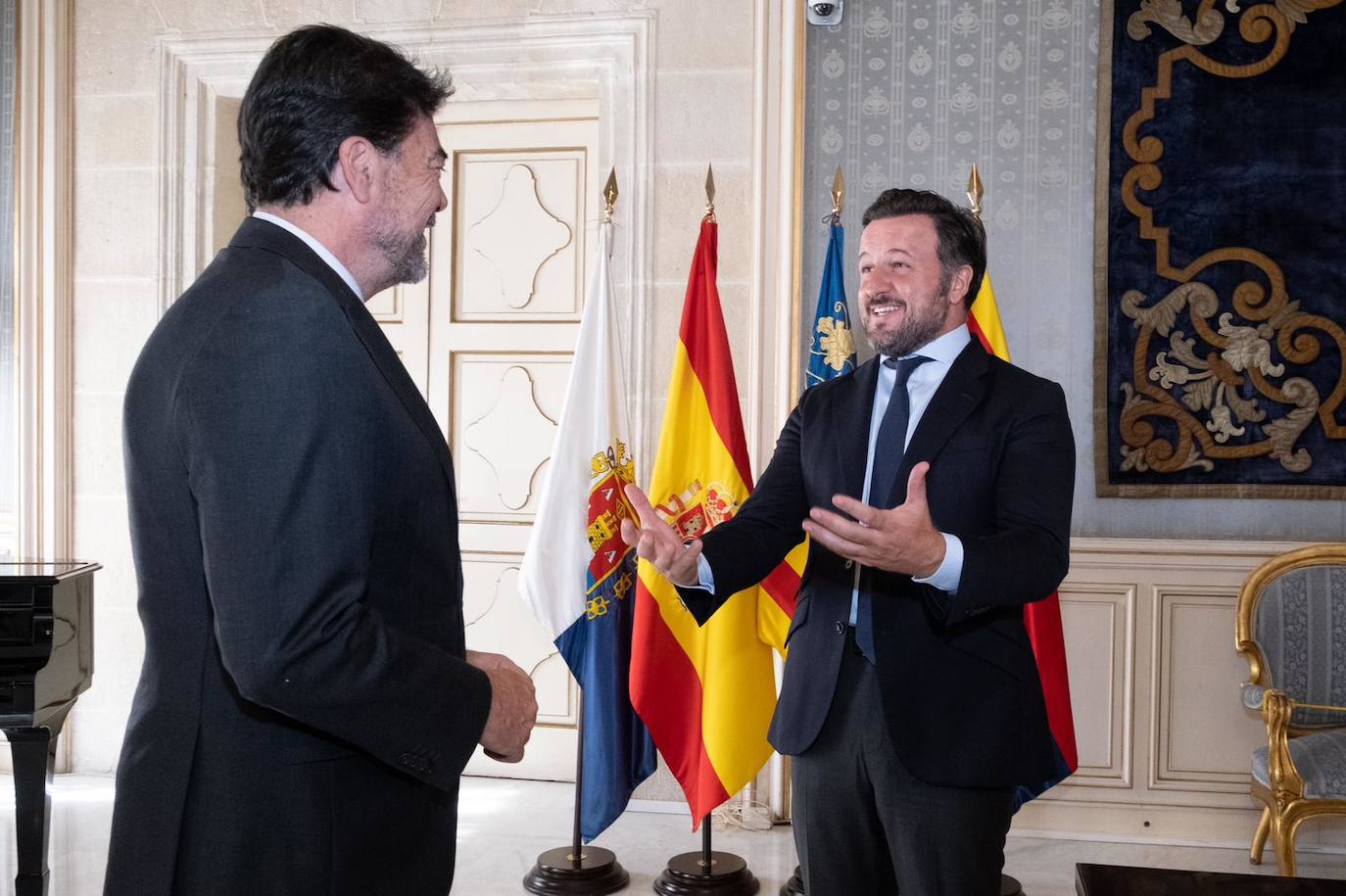 Así ha sido la visita de Pablo Ruz al Consistorio de Alicante