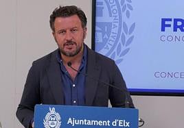 Pablo Ruz, alcalde de Elche.