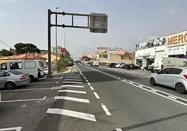 Imagen de archivo de la calle San Ramón (N-332) en El Campello.