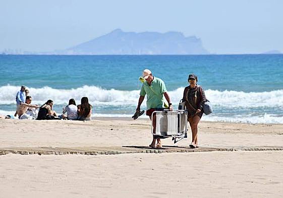 Playa de San Juan en Alicante.
