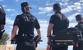 Agentes de la Policía Local de Elche.
