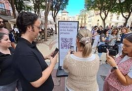 Uno de los paneles que forman la exposición.