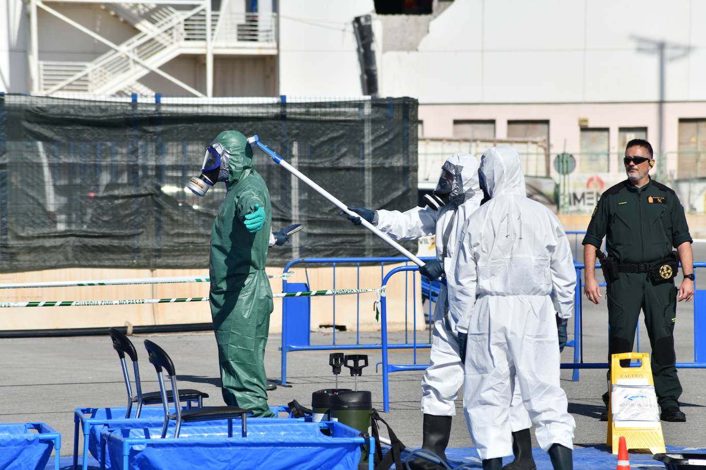 La Guardia Civil se prepara en Alicante para una posible amenaza NRBQ
