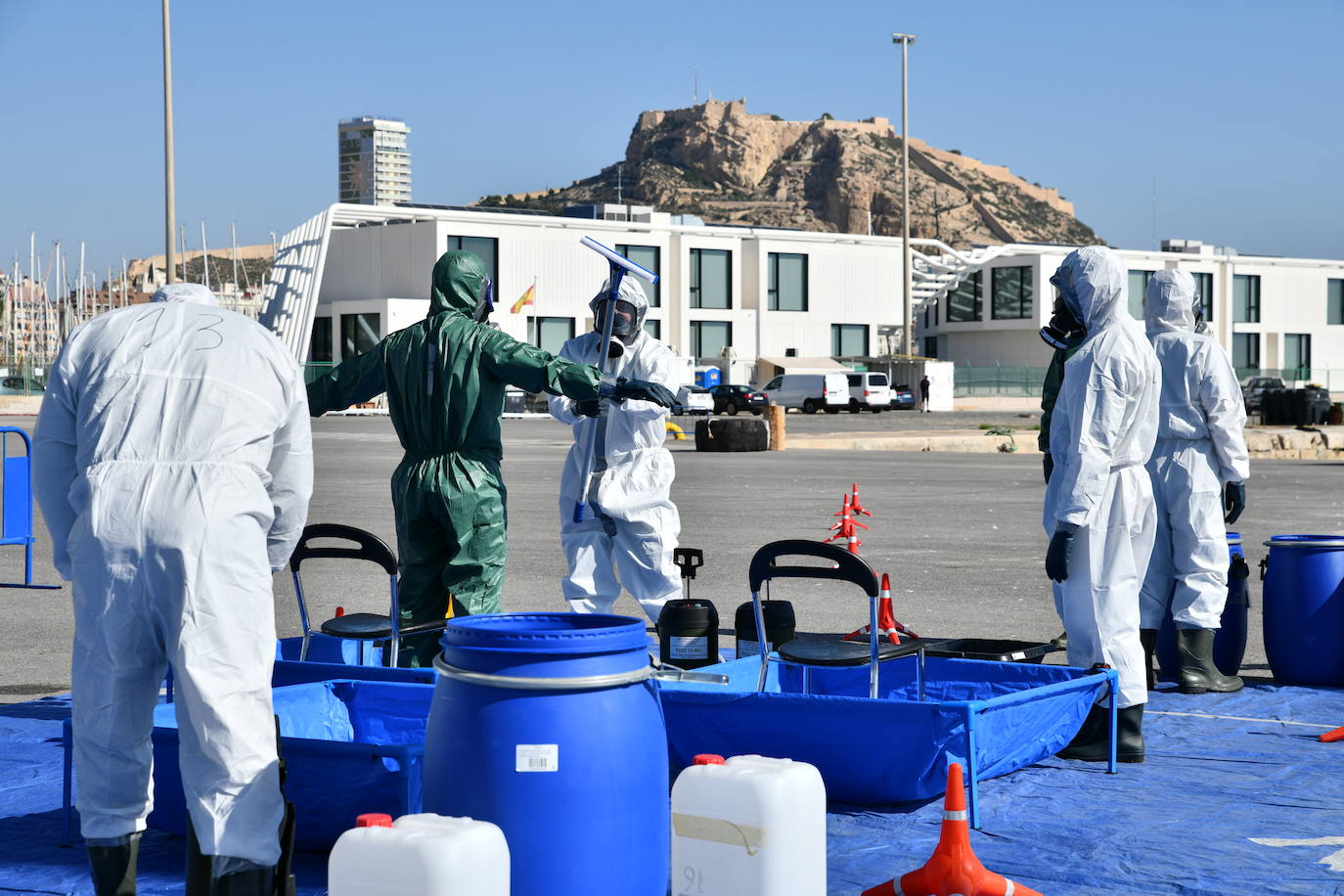 La Guardia Civil se prepara en Alicante para una posible amenaza NRBQ