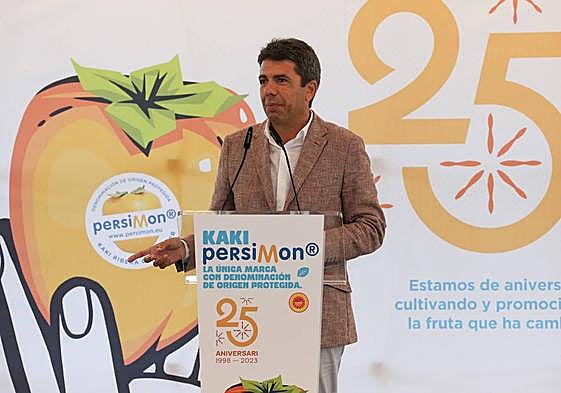 El presidente de la Generalitat Valenciana, Carlos Mazón.