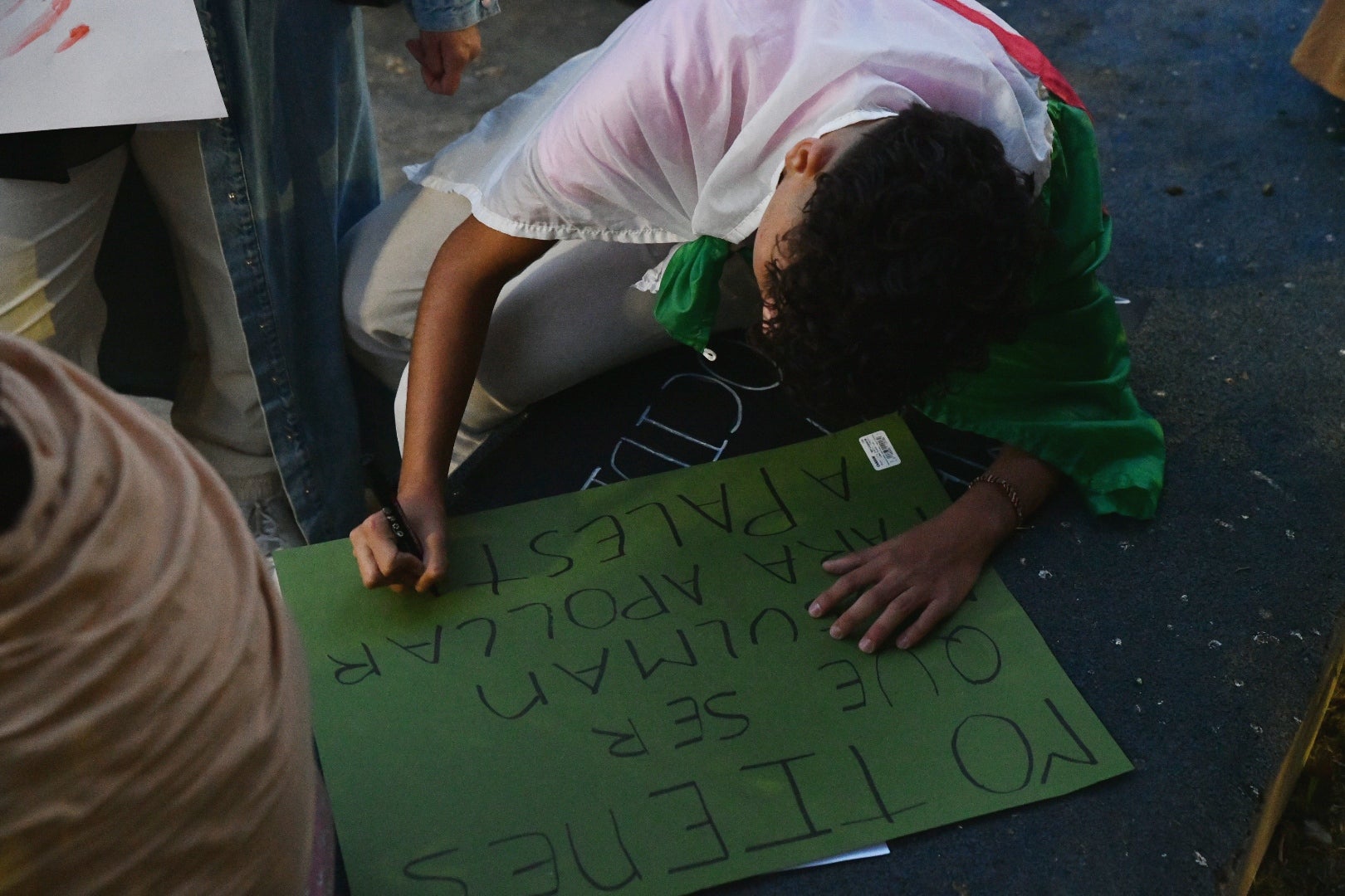 Manifestación en Alicante en solidaridad con el pueblo Palestino