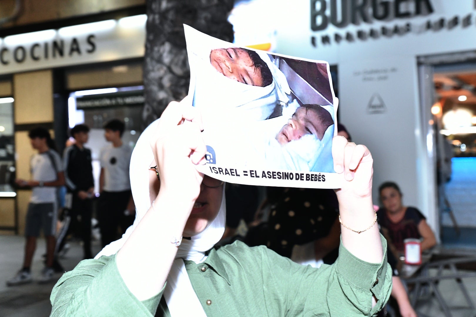 Manifestación en Alicante en solidaridad con el pueblo Palestino