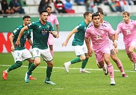 Imagen del Racing de Ferrol-Eldense del pasado domingo