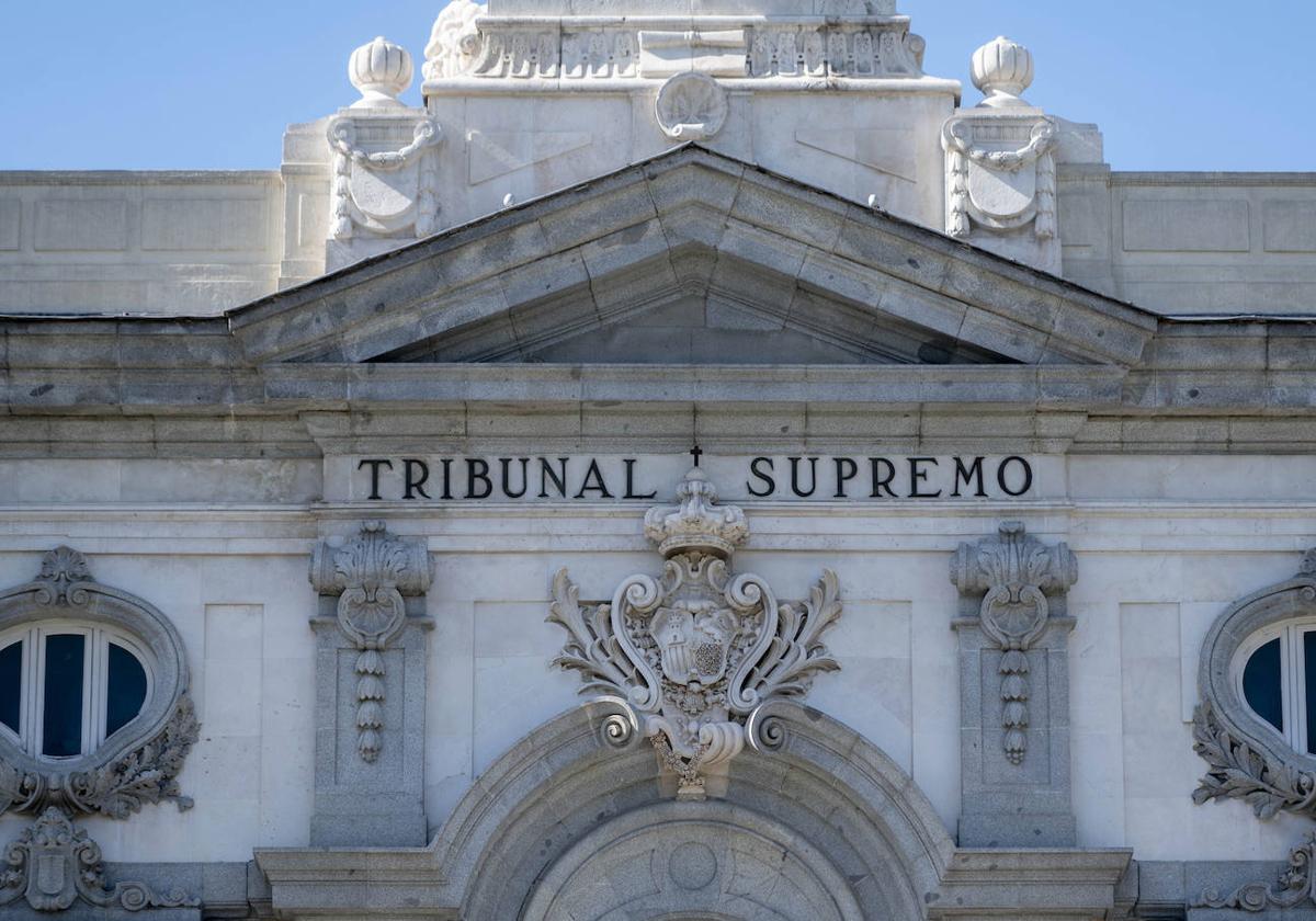 Fachada del Tribunal Supremo.