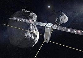 Recreación de la vista de un satélite que cuenta con la participación de la empresa ilicitana.