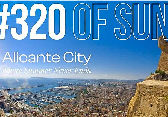 Anuncio promocional de Alicante en el Reino Unido.