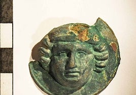 Imagen de la diosa Diana aparecidas en las excavaciones