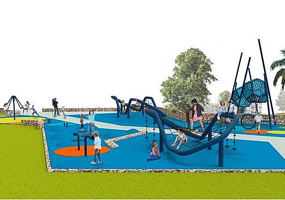 Proyección de la nueva plaza de San Blas.