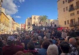 Concierto de la Liverpool Band en la azotea del Claustro.