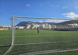 Imagen de archivo de un campo de fútbol de Dénia.