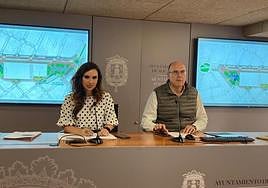 Los portavoces del equipo de Gobierno Ana Poquet y Manuel Villar.