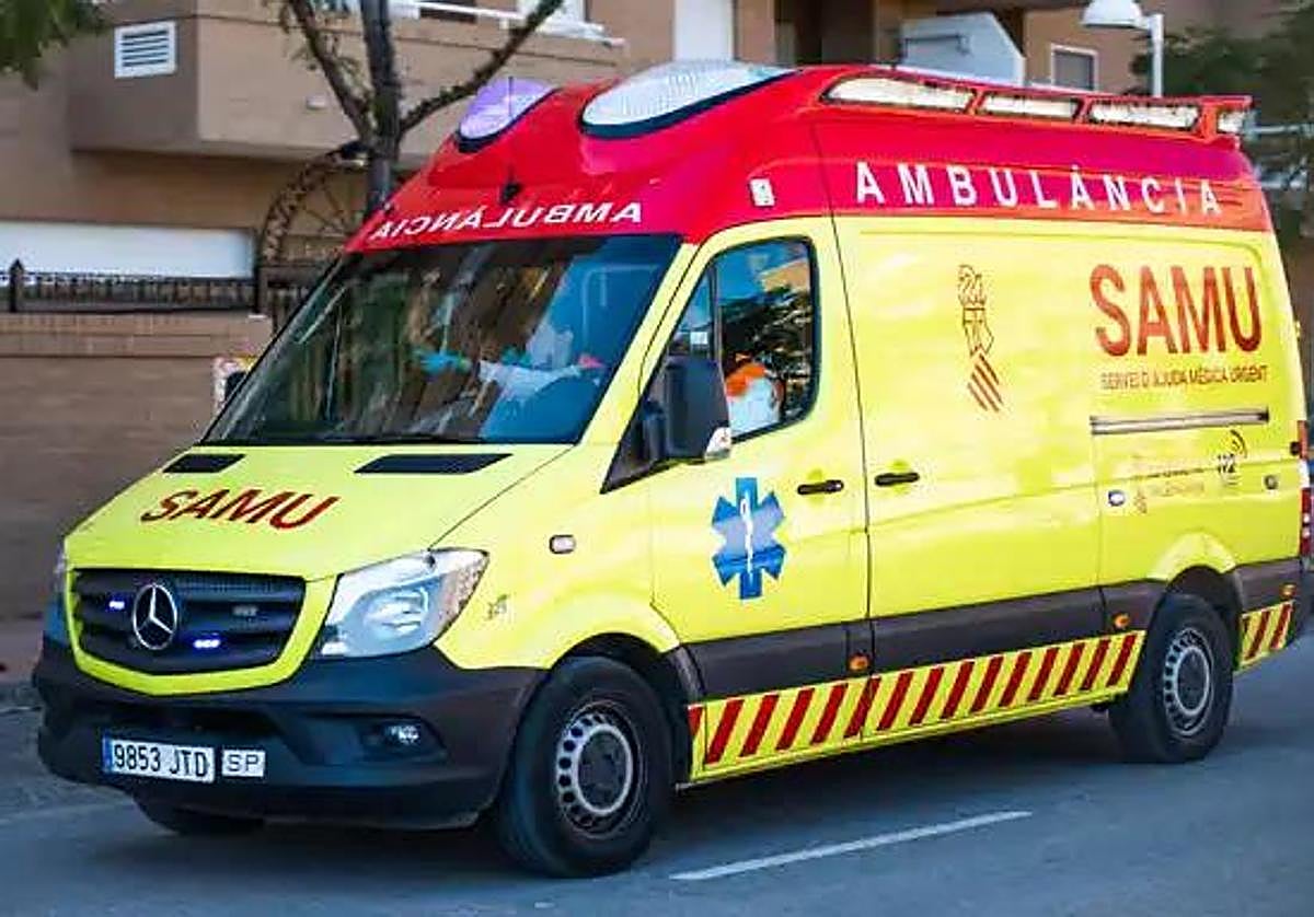 Un ambulancia Samu.