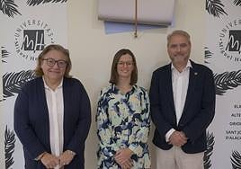 Representantes de Parkiduo y del Parque de la UMH.