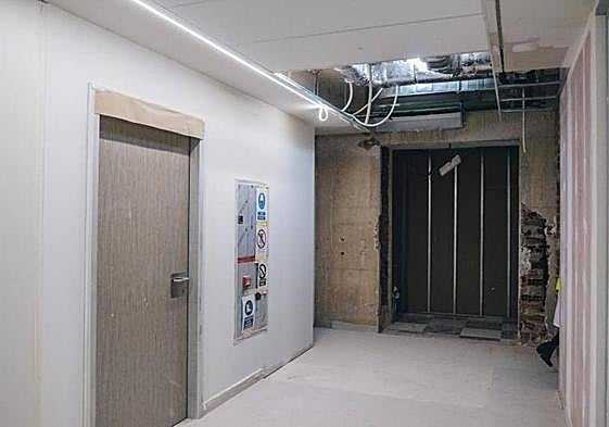 Obras en la parte de Urgencias del Hospital General de Alicante Doctor Balmis.