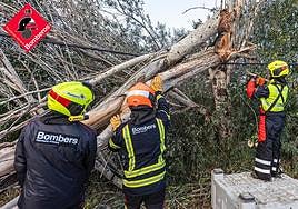 Bomberos, en una de las intervenciones