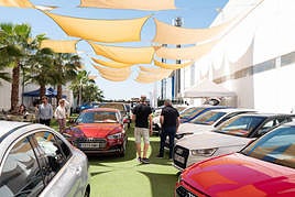 Coches expuestos en la feria de IFA.