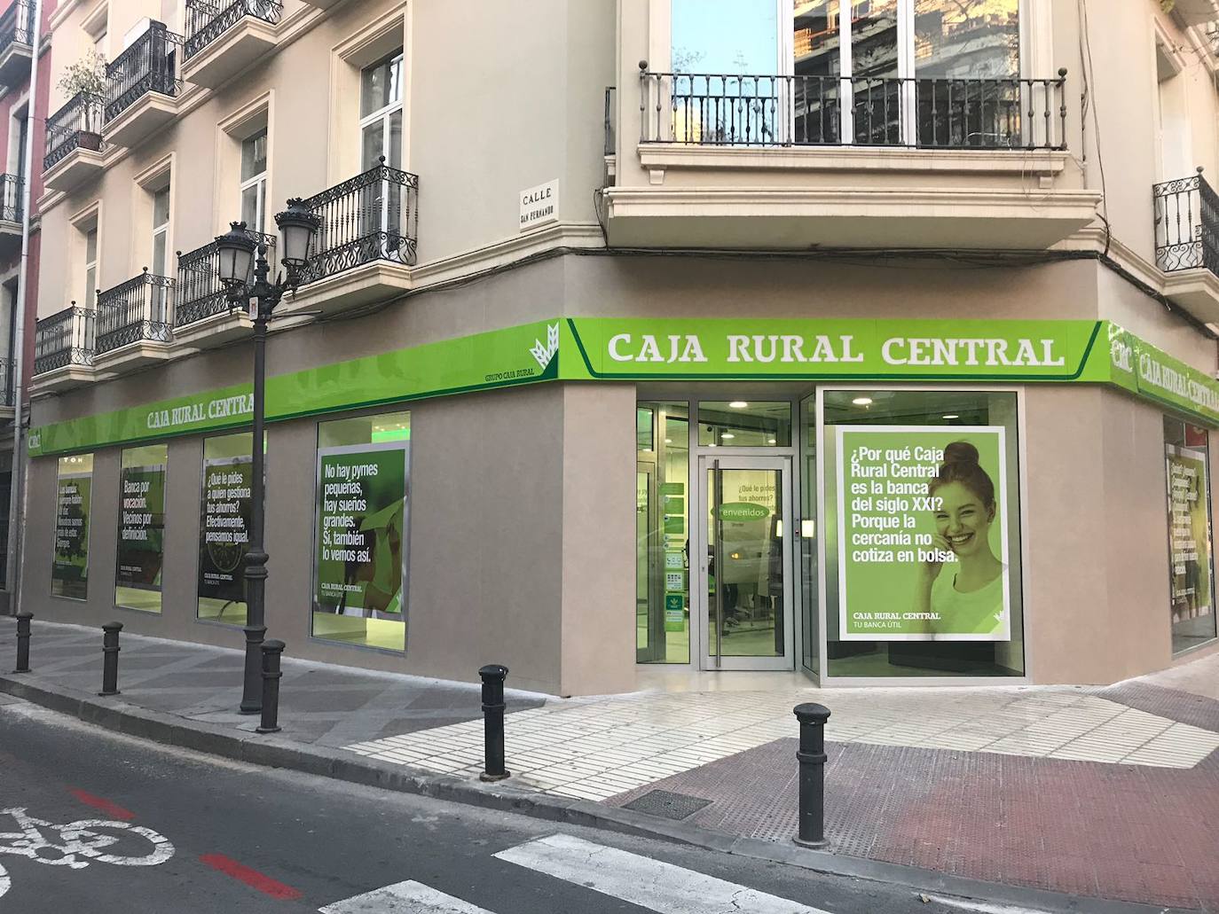 Oficinas de Alicante de Caja Rural Central.