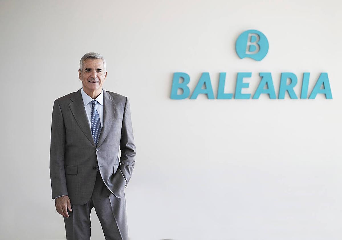 Adolfo Utor, presidente y único accionista de la naviera Baleària.