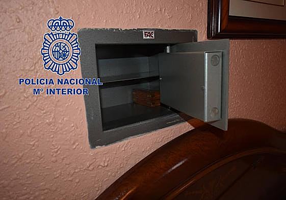 Caja fuerte de la vivienda.