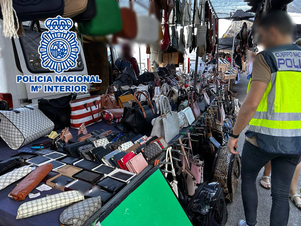 Productos falsificados en Benidorm.