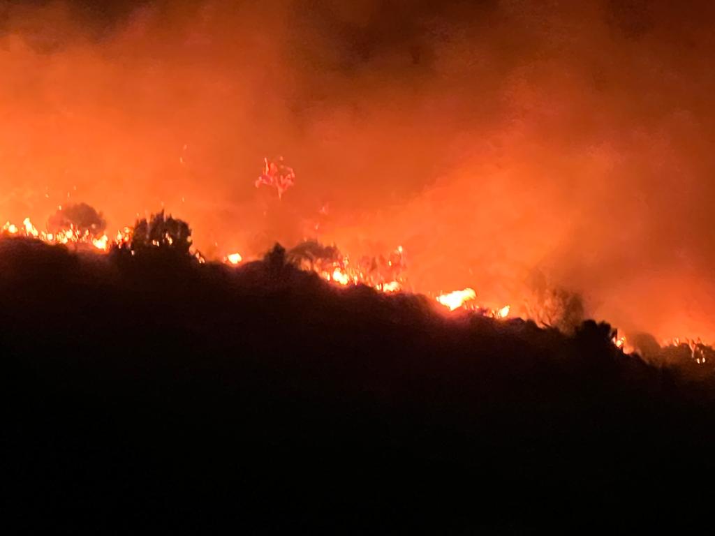 Así arde la Marina Alta