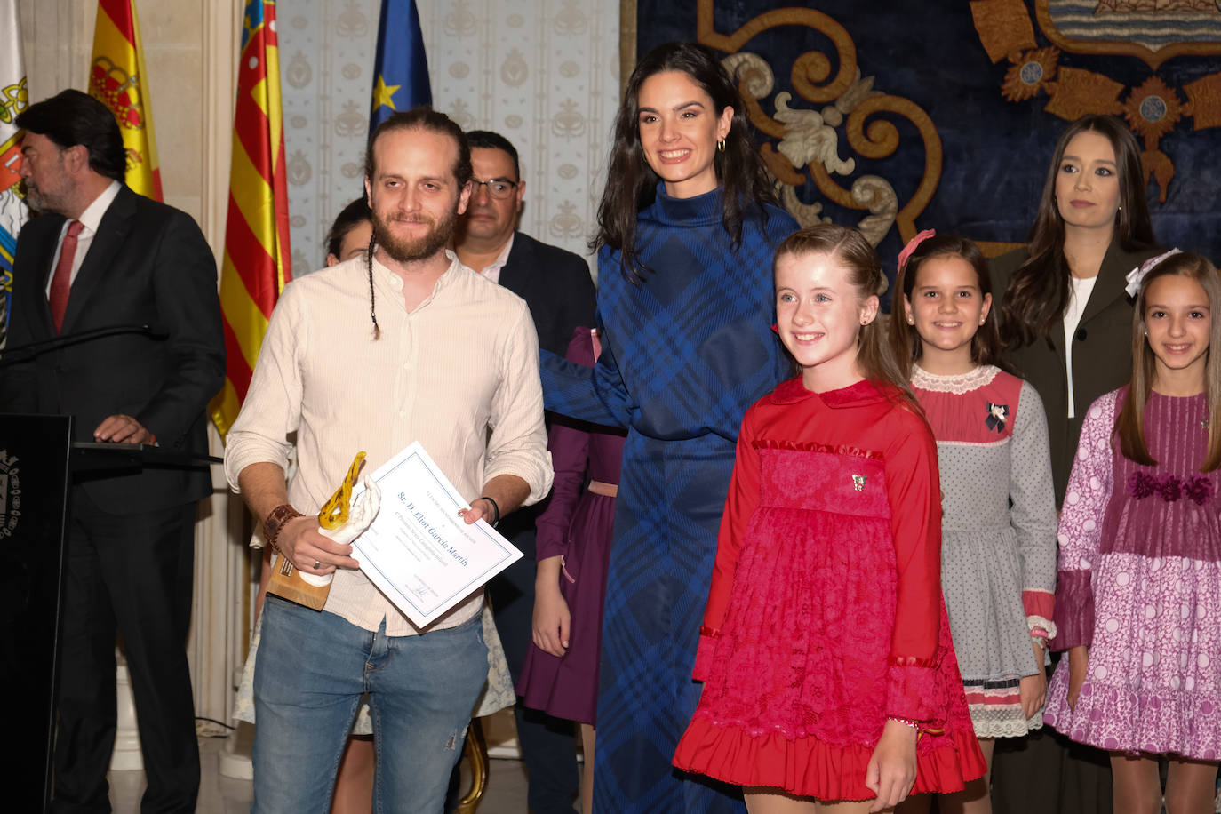 Entrega de premios a los artistas de las Hogueras de Alicante