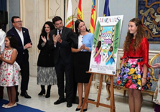 Presentación del cartel del acto.