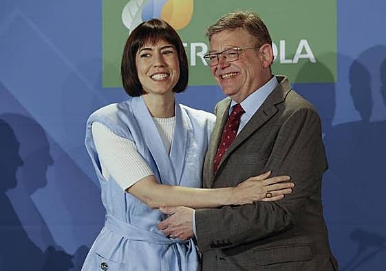 La ministra de Ciencia y Universidades, Diana Morant, con Ximo Puig, en un acto.