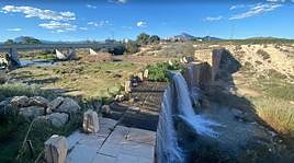 Un tramo del río Monnegre de Alicante.