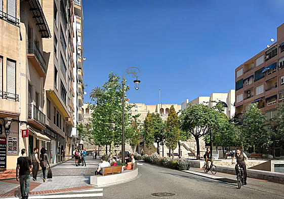 Recreación de cómo quedarán las obras de la avenida General Marvá