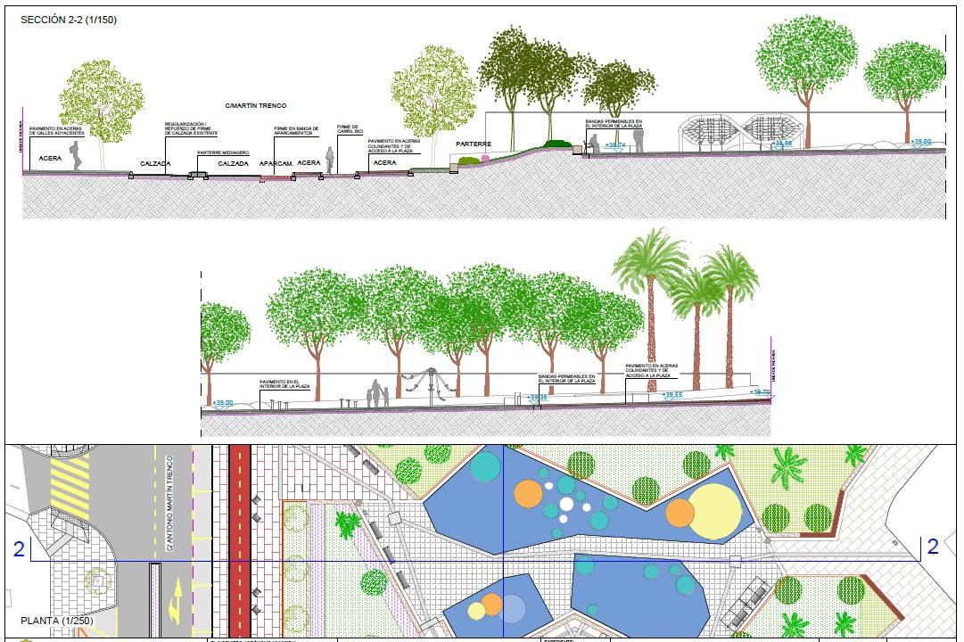 Así quedará la Plaza de San Blas cuando esté terminada