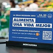 La recogida de alimentos en Mercadona se moderniza: las donaciones serán monetarias y en caja