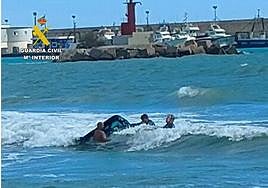 Rescate del surfista.