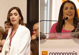 Esther Díez y Marián Campello.