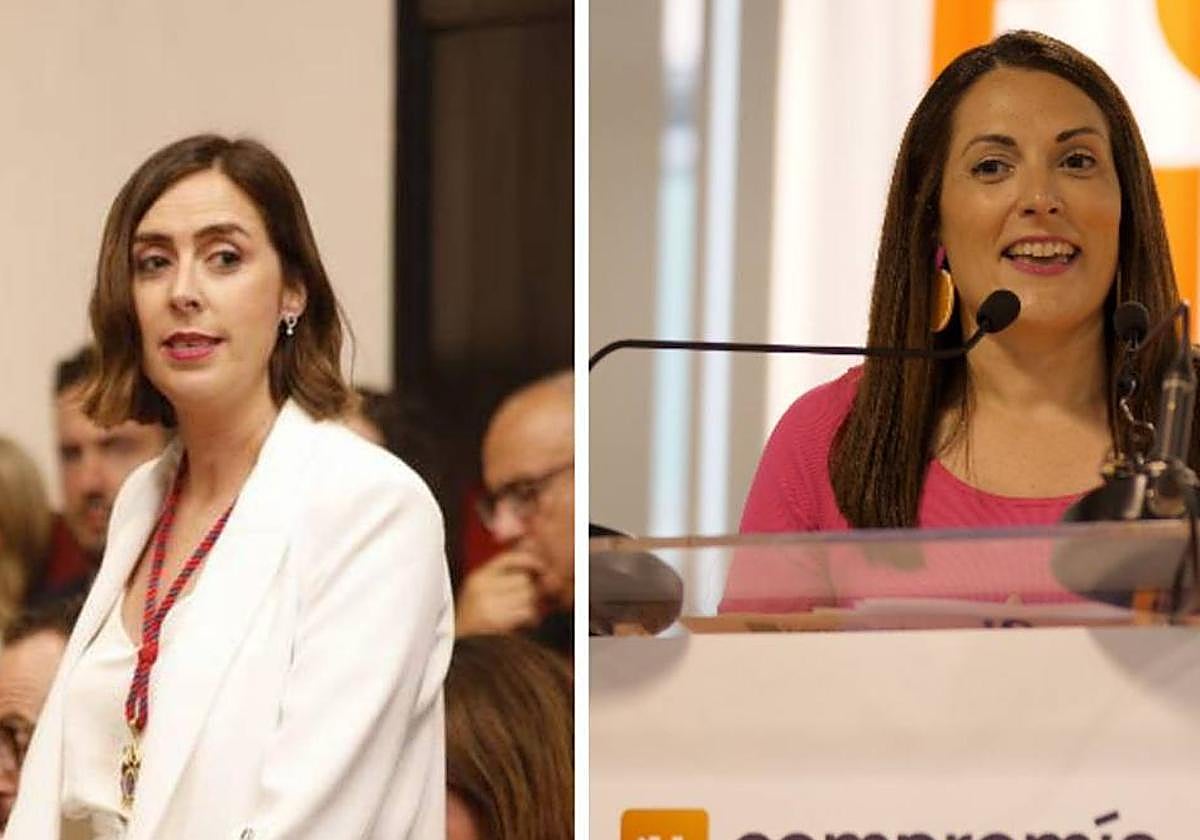 Esther Díez y Marián Campello.