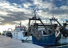 La flota pesquera de La Vila Joiosa sigue amarrada a puerto