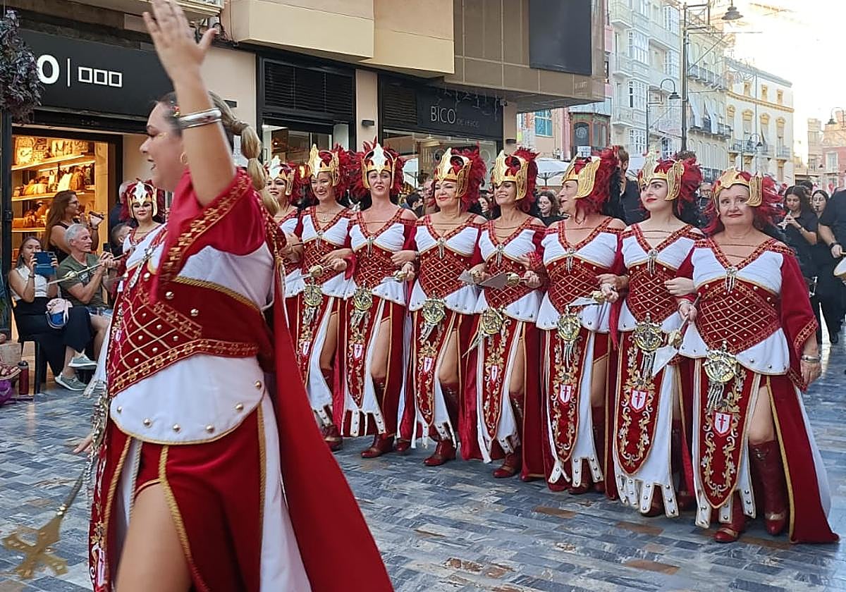 Desfile de Carthagineses y Romanos, Moros y Cristianos en Cartagena.