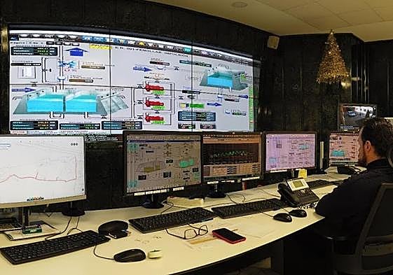 Centro de telecontrol de Aguas de Alicante.