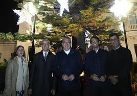 Encendido del árbol del Marq.