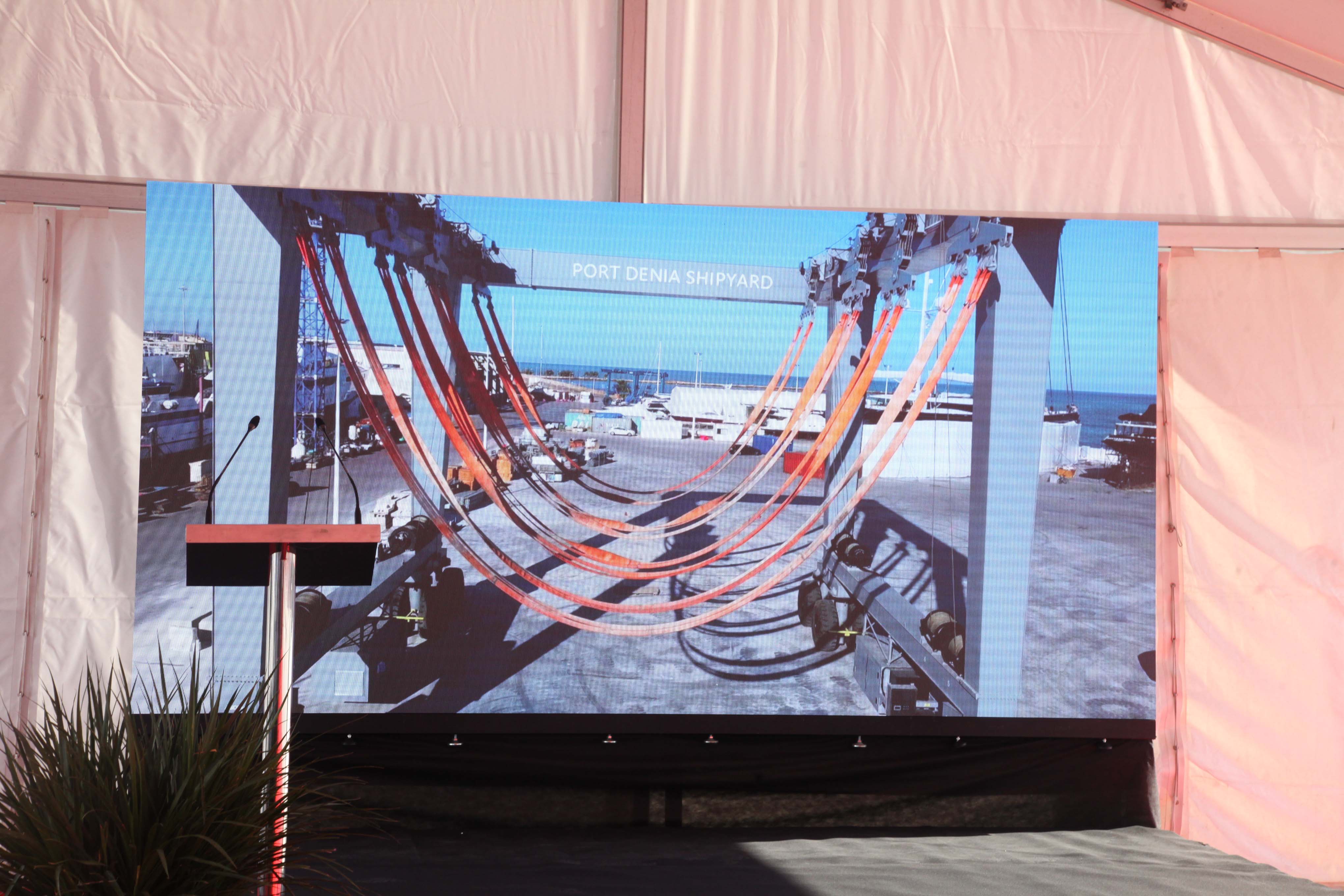 Mazón inaugura la ampliación del varadero de Portdenia Superyacht Shipyard &amp; Marina