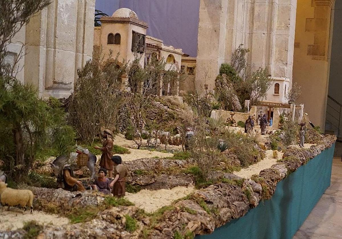 Imagen del Belén municipal oriolano.