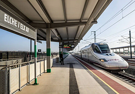 Imagen de la estación de Elche A.V.