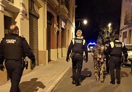 El presunto reponsable de las amenazas en el momento de la detención.