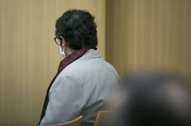 Luis Eduardo Ramírez durante un momento del proceso judicial.