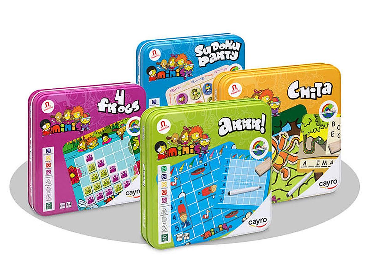 Imagen secundaria 1 - De izquierda a derecha: mandala stone, los minis y Topo Chef.